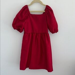 Elegant Red Kids Dress